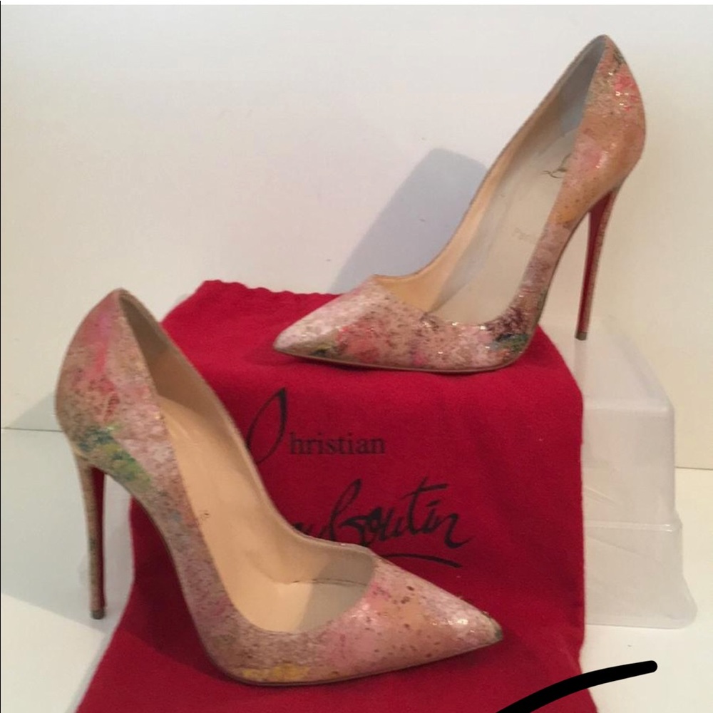 So Kate Christian Louboutin  Coral Mosaic