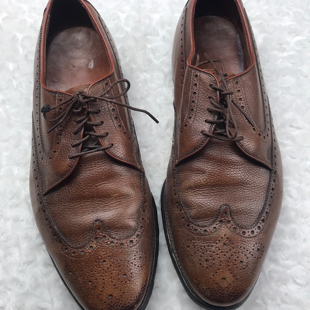 Allen edmonds Sz 12 golf shoes oxfords brown