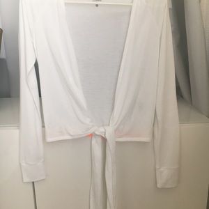 Nike Dry Fit white long sleeve top