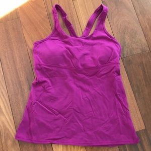 EUC lululemon purple tank size 10