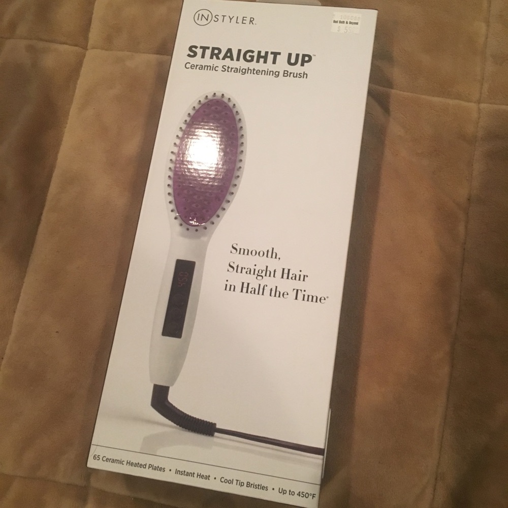 InStyler Straight up brush hair straightener