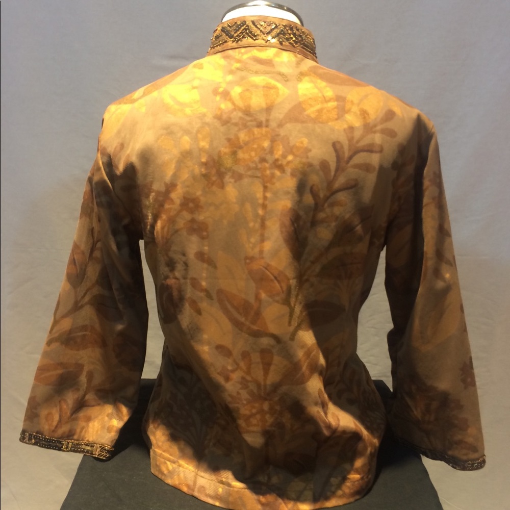 { Chico’s } Size 1 Jacket - Picture 3 of 4