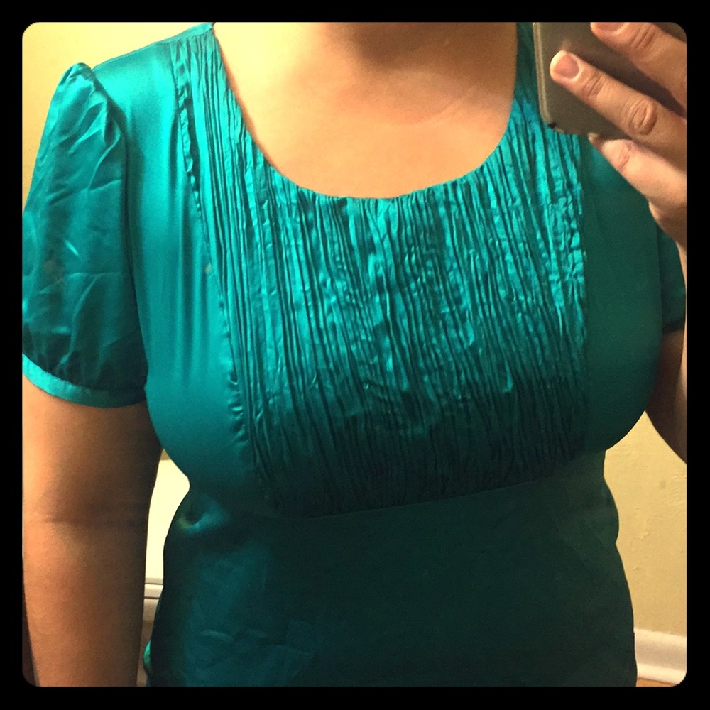 The Limited green blouse