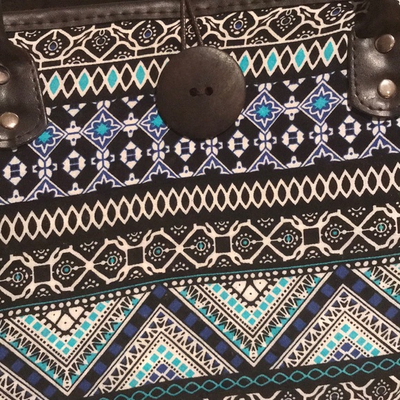 Blue pattern bag - Picture 2 of 3