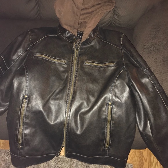 Guess leather jacket