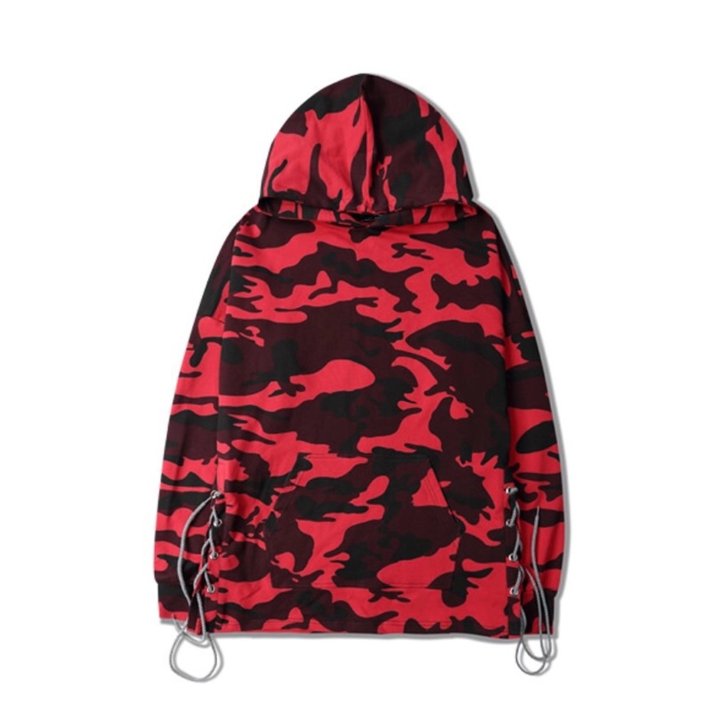 Red Camouflage Hoodie