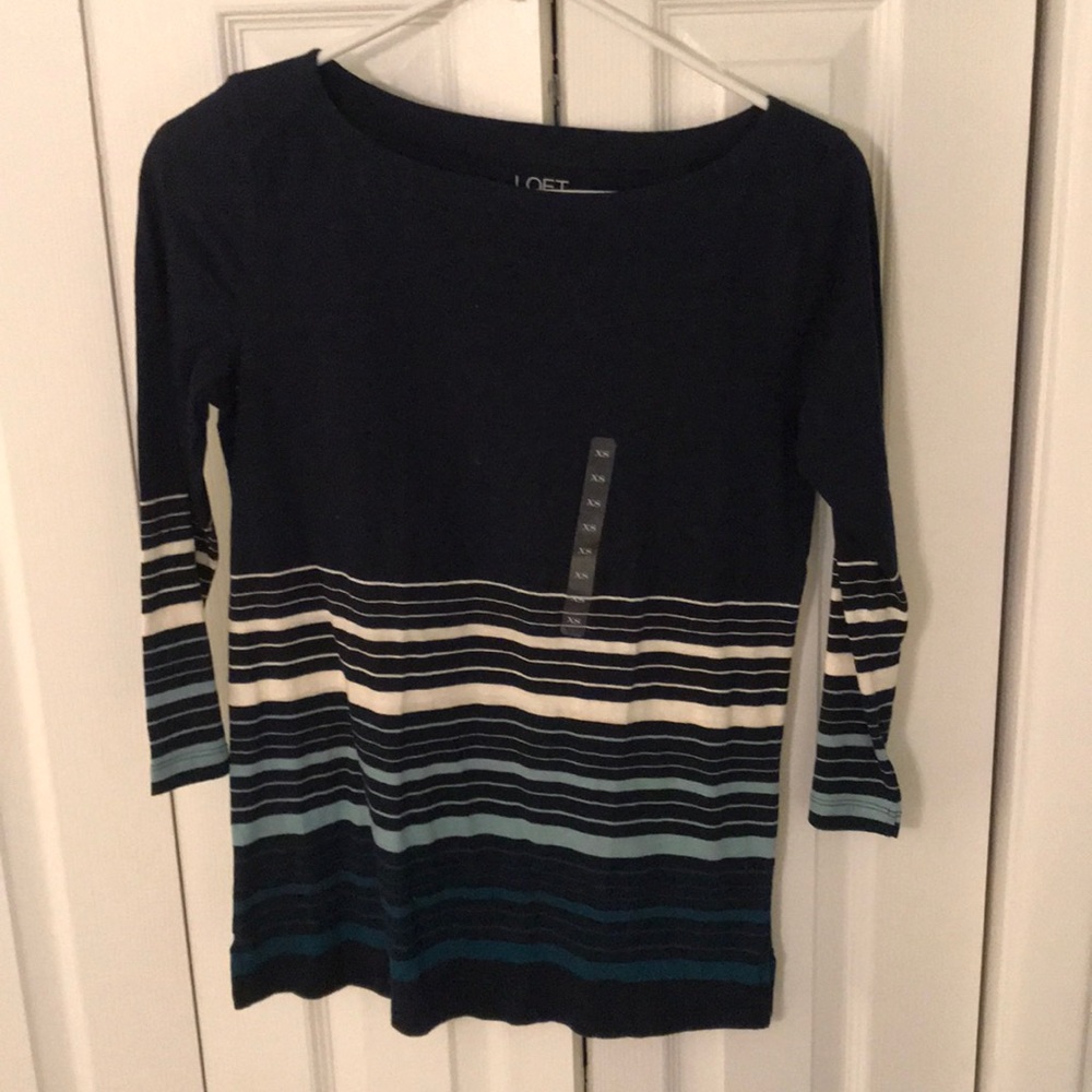 Striped long shirt