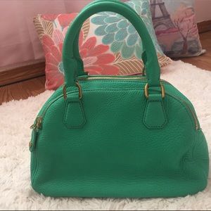 J.CREW pebbled leather handbag.