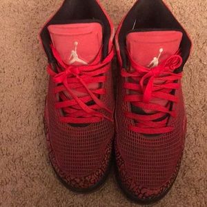 All red Jordan Retro