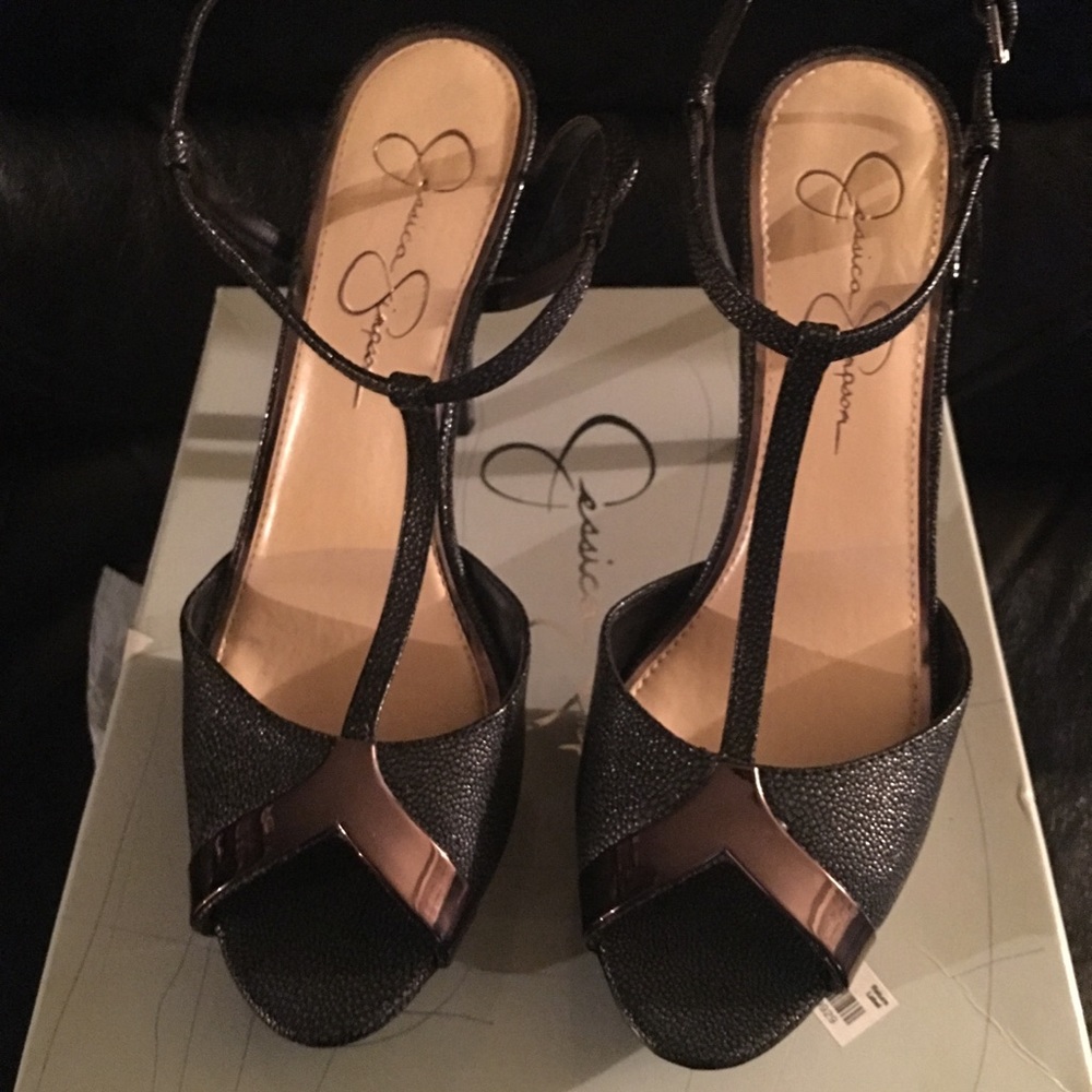 Jessica Simpson Platforms.. Black Pearl