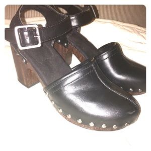 Studded Mary Jane Clogs