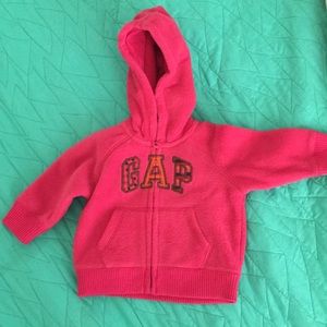 3-6mo baby gap zip up hoodie