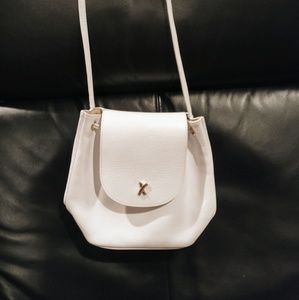 Paloma Picasso White Leather Cross Body Bag