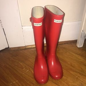 Red Hunter Rainboots 💥