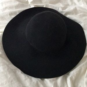BCBG Maxazria black flowy hat - $25 S