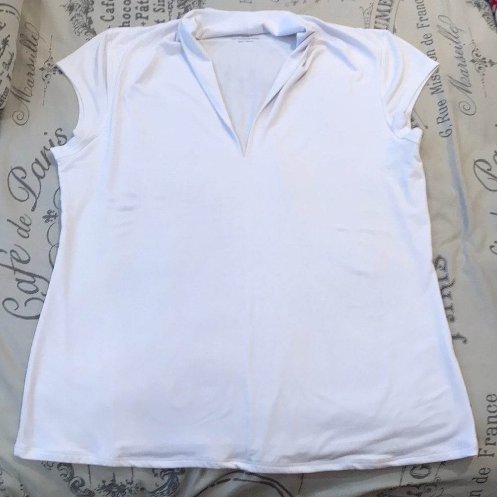 White dress top