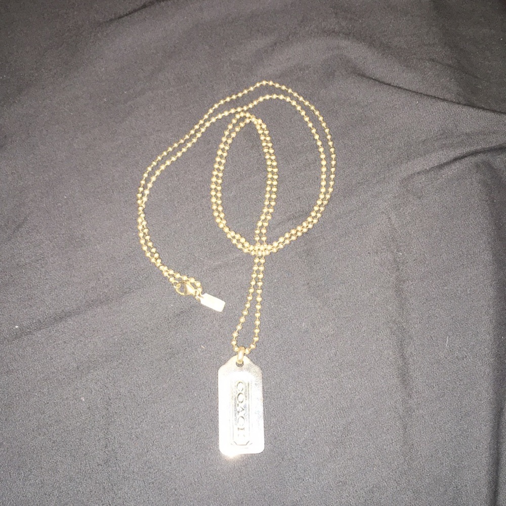 Coach dog tag