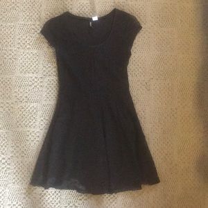Black H&M lace dress