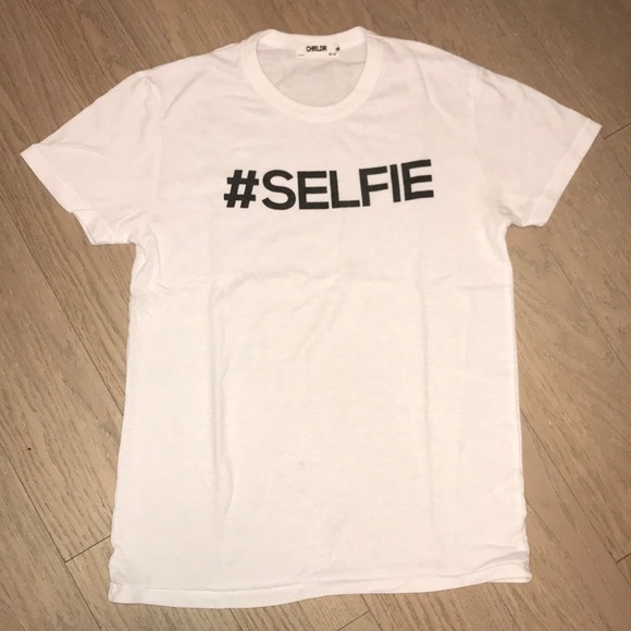 CHRLDR #selfie tee shirt - Picture 2 of 3