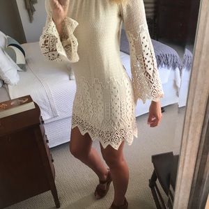 Jen’s Pirate Booty cream dress