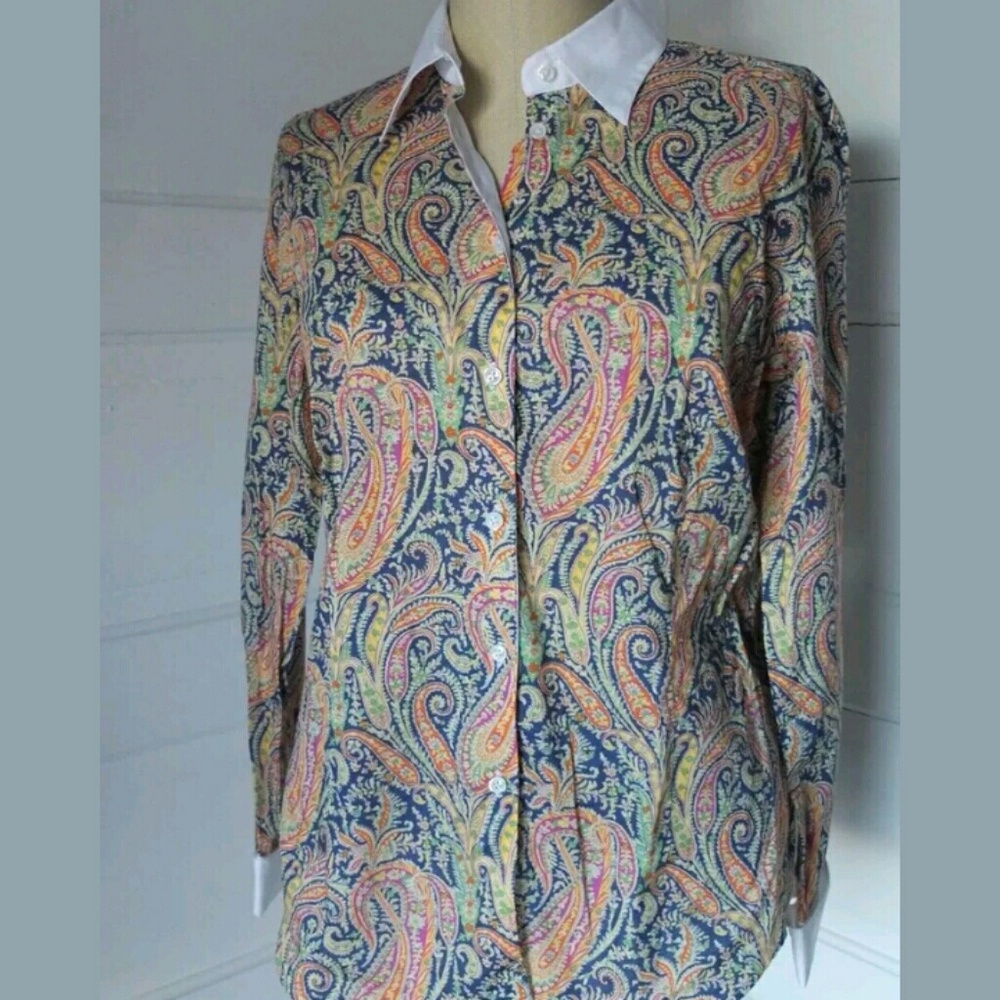 Robert Talbott Paisley Button Down 12