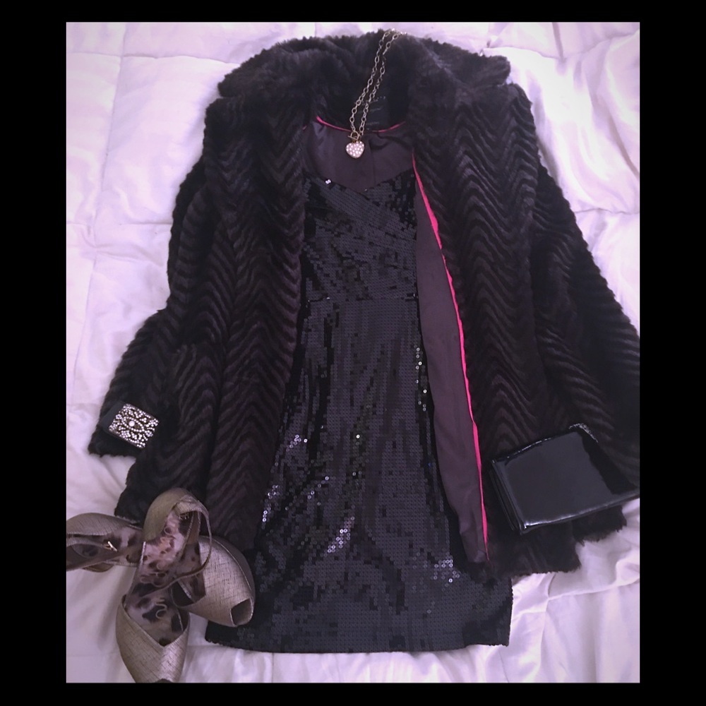 Forever 21 Black Sequin dress