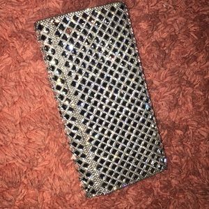 diamond clutch purse