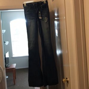 American eagle denim flared jeans