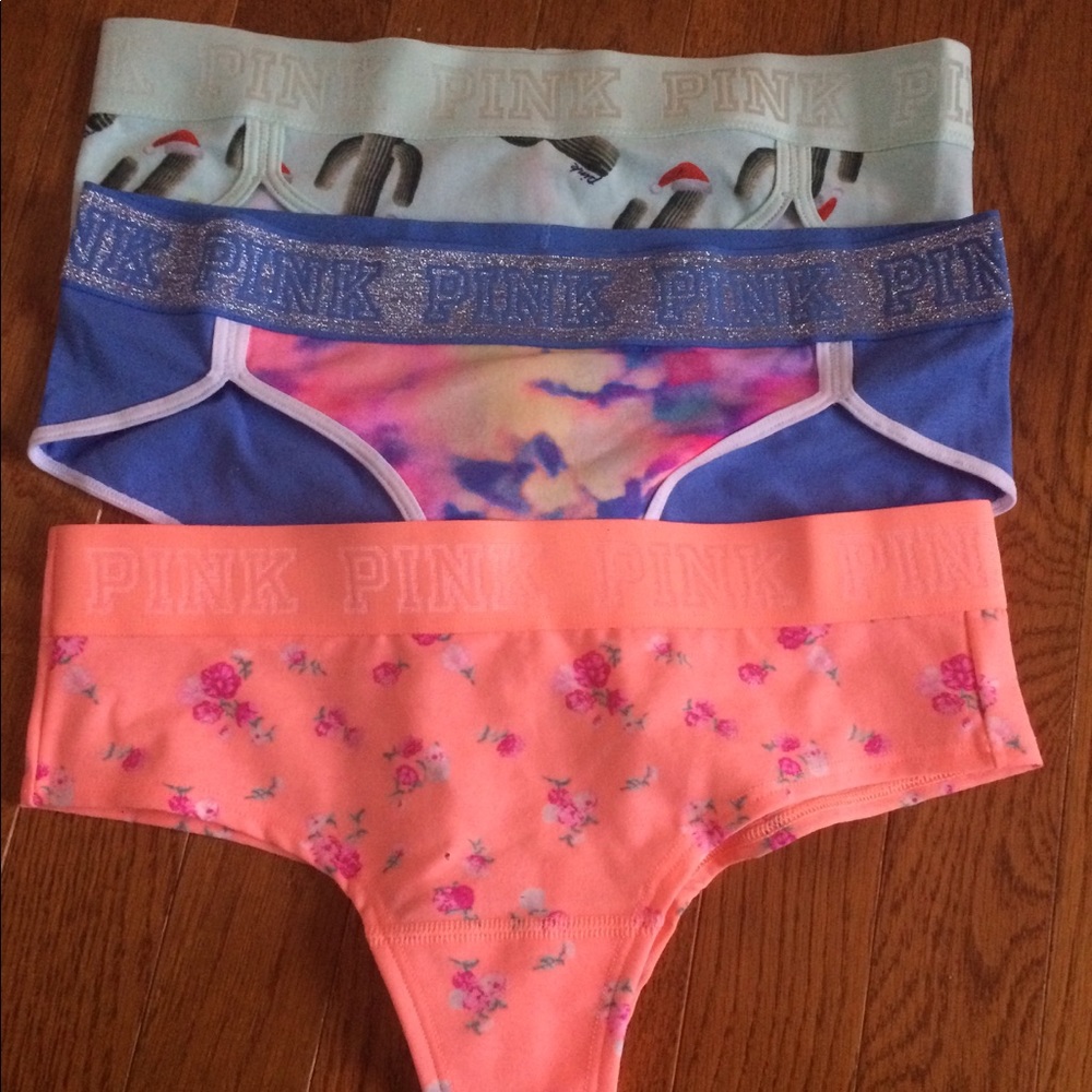 3 NWT PINK VICTORIAS SECRET UNDERWEAR