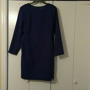 Navy Blue Sheath Dress