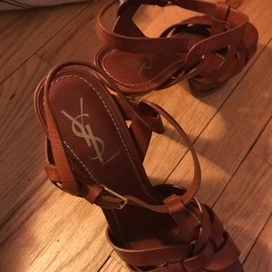 Yves Saint Laurent Tribute Platform Sandal