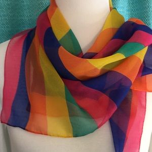 Vintage sheer Italian scarf