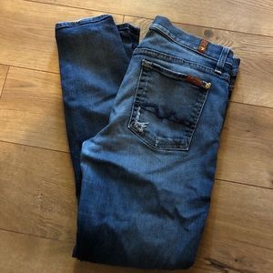 7 For All mankind the ankle skinny