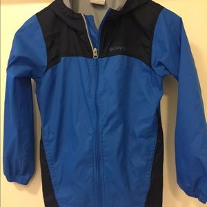 Columbia kids rain coat size 10/12