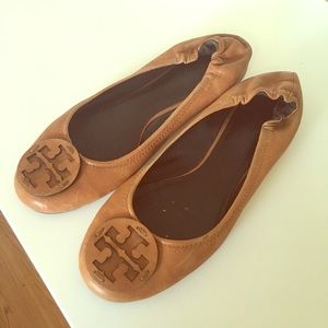 Gently Used Tory Burch Ballet Flats, Size 9