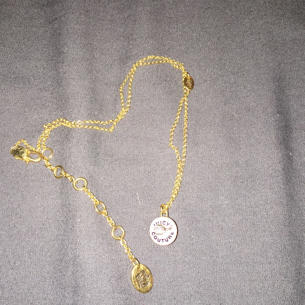 Juicy couture pink cupcake necklace