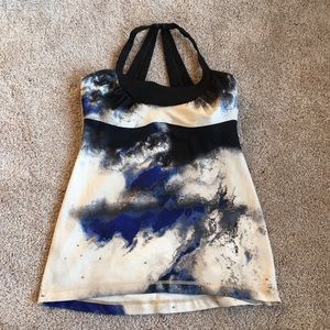 Lululemon Watercolor Top - Size 4