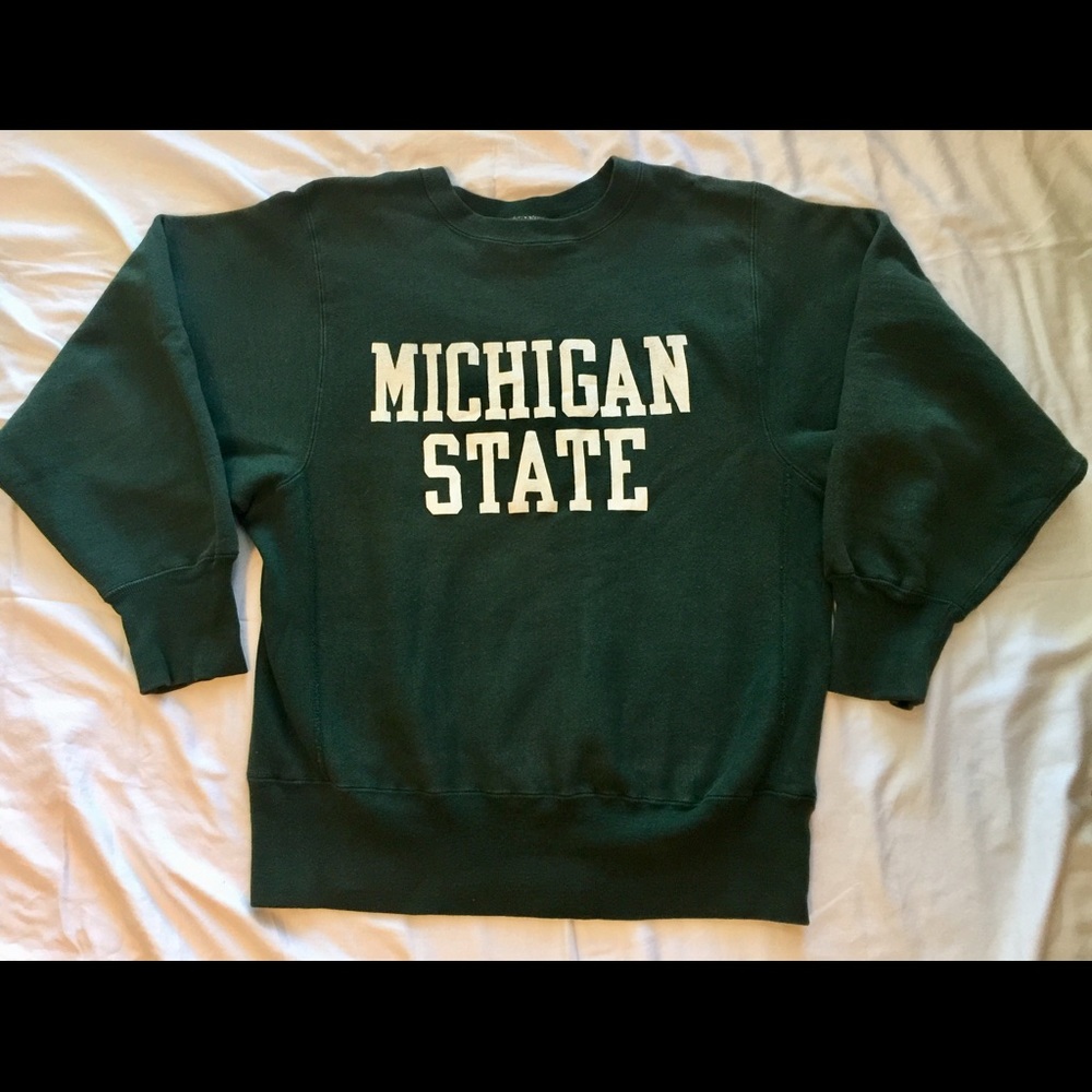 Sweatshirt Michigan State University Spartan color