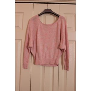 Pink Batwing style sweater