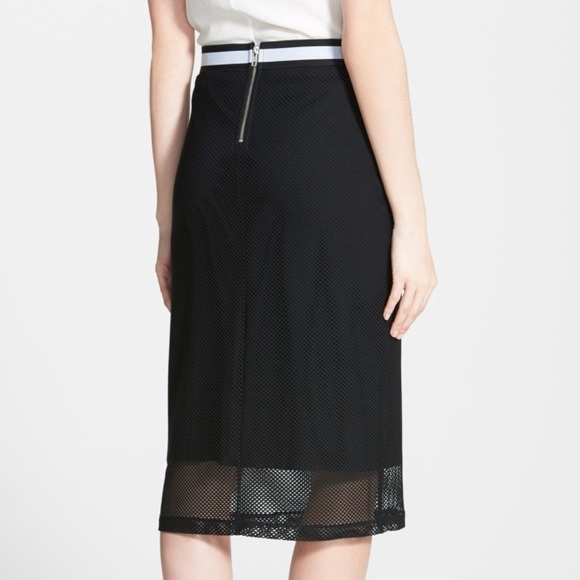 LAST DAY Trouve Mesh Pencil Skirt - Picture 2 of 6