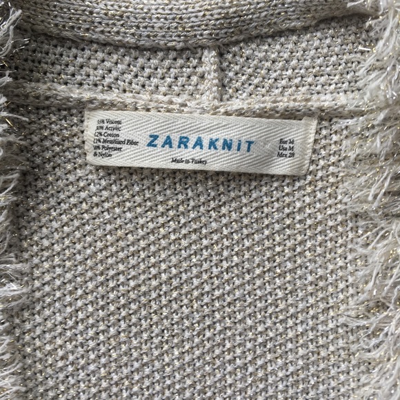 Zaraknit Open Cardigan Metallic - Picture 4 of 8