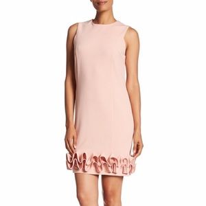 ✨Nina Leonard Ruffle Hem Dress NEW