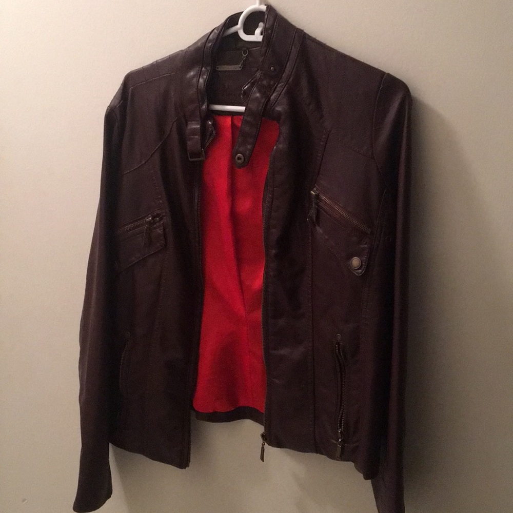 Small Faux leather jacket