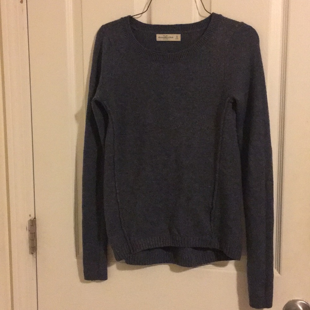 Long sleeve navy Abercrombie and Fitch sweater