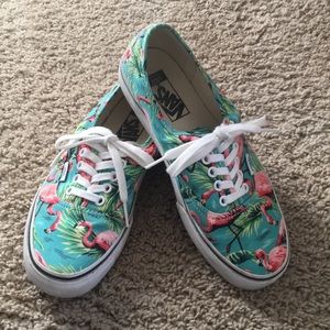 Vans flamingo shoes