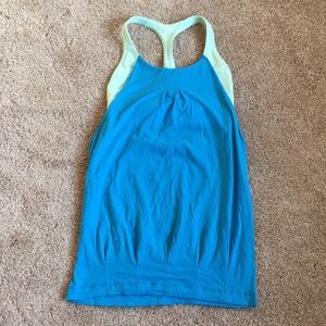 Lululemon Blue Open-back Top - Size 2