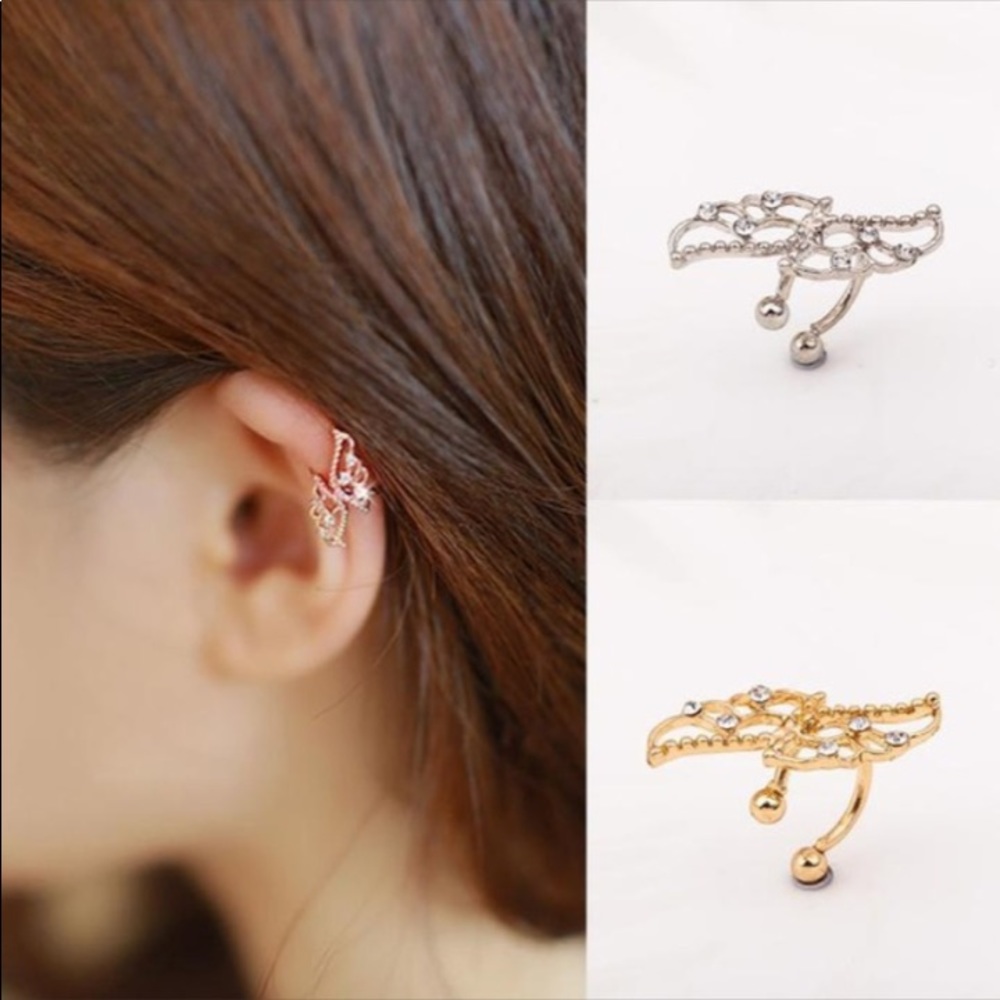 Wings of Change ear cuff