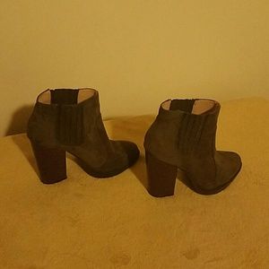 Zara Suede ankle booties