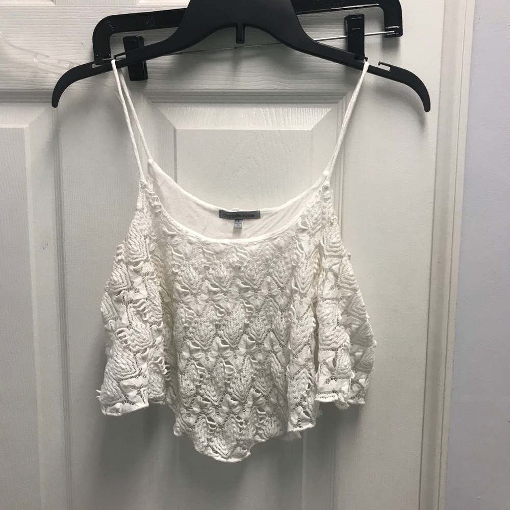 Lace crop top