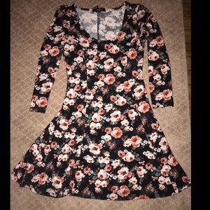 Floral skater dress